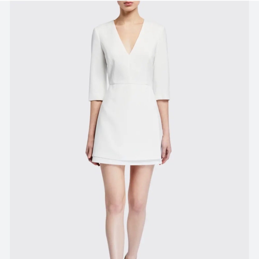 Alice + Olivia Stevie Double Layer Mini Dress